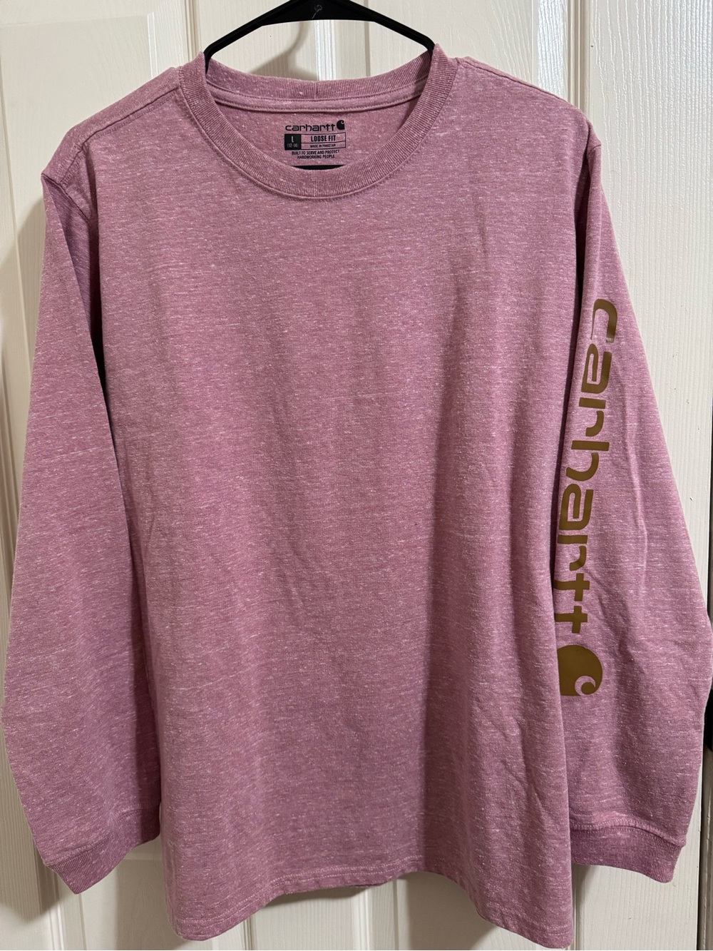 Carhartt Women’s Pink Long Sleeve Tee